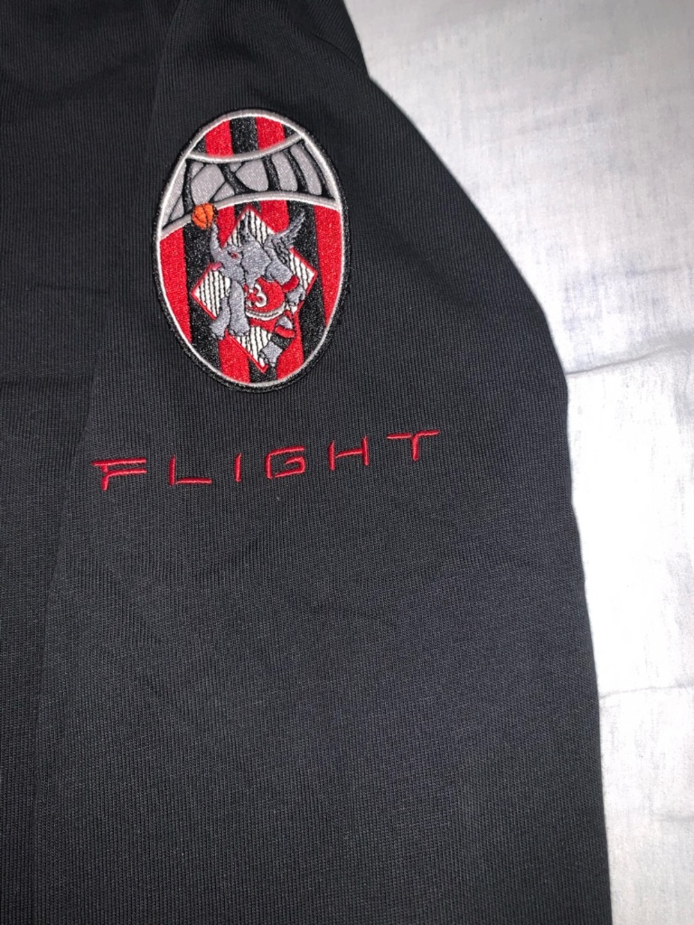 Jordan Essentials Long Sleeve Rugby Top Black Size: XLarge - Picture 4 of 7
